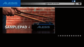 What Alesis.jp website looked like in 2016 (7 years ago)