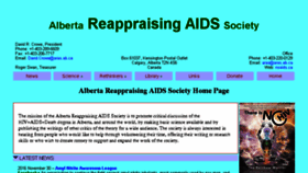 What Aras.ab.ca website looked like in 2016 (7 years ago)