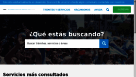 What Argentina.gov.ar website looked like in 2016 (7 years ago)