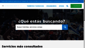 What Argentina.gov.ar website looked like in 2016 (9 years ago)