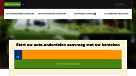 What Autos.onderdelenlijn.nl website looked like in 2016 (7 years ago)