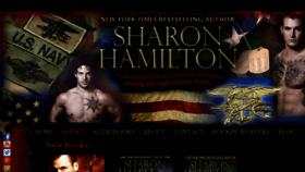 What Authorsharonhamilton.com website looked like in 2016 (7 years ago)