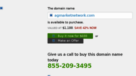 What Agmarketnetwork.com website looked like in 2016 (7 years ago)
