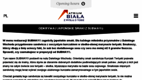 What Atrium-biala.pl website looked like in 2016 (7 years ago)