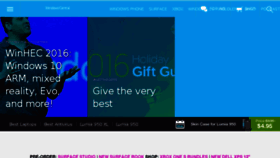 What Amp.windowscentral.com website looked like in 2016 (7 years ago)
