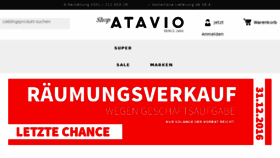 What Atavio.de website looked like in 2016 (7 years ago)