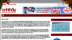 What Anhthay.edu.vn website looked like in 2016 (7 years ago)