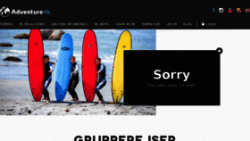 What Adventuredk.dk website looked like in 2016 (7 years ago)