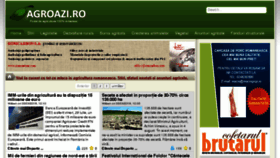 What Agroazi.ro website looked like in 2016 (7 years ago)