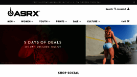 What Asrx.com website looked like in 2016 (7 years ago)