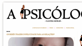 What Apsicologa.com website looked like in 2016 (7 years ago)