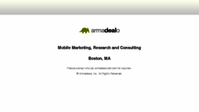 What Armadealo.com website looked like in 2016 (7 years ago)