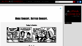 What Alphacomedy.com website looked like in 2016 (7 years ago)