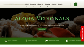 What Alohamedicinals.com website looked like in 2016 (7 years ago)