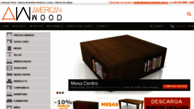 What Americanwood.com.ar website looked like in 2016 (7 years ago)