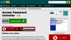 What Access-password-unlocker.soft112.com website looked like in 2016 (7 years ago)