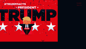 What Allthetrumpfacts.com website looked like in 2016 (7 years ago)