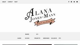 What Alanajonesmann.com website looked like in 2016 (7 years ago)