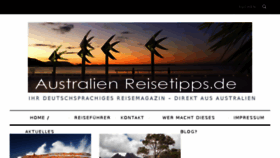 What Australien-reisetipps.de website looked like in 2016 (7 years ago)