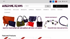 What Aubergine-designs.co.uk website looked like in 2016 (7 years ago)