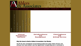 What Ahlerssoftware.com website looked like in 2016 (7 years ago)