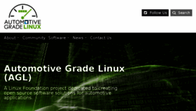 What Automotivelinux.org website looked like in 2016 (7 years ago)
