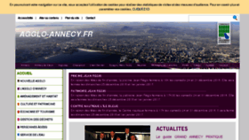 What Agglo-annecy.fr website looked like in 2016 (7 years ago)