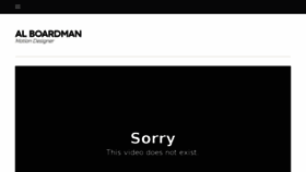 What Alboardman.com website looked like in 2016 (7 years ago)