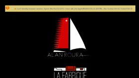 What Alanroura.com website looked like in 2016 (7 years ago)