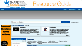 What Aahperdresourceguide.com website looked like in 2016 (7 years ago)