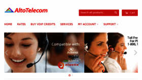What Altotelecom.com website looked like in 2016 (7 years ago)