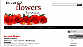 What Accent4flowers.co.nz website looked like in 2016 (7 years ago)