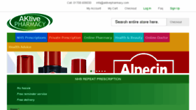 What Aktivepharmacy.co.uk website looked like in 2016 (7 years ago)