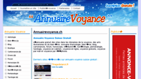 What Annuairevoyance.ch website looked like in 2016 (7 years ago)