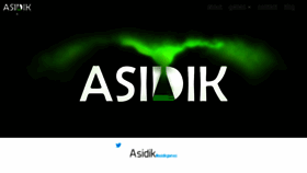What Asidik.com website looked like in 2016 (7 years ago)