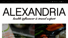 What Alexandriawill.com website looked like in 2016 (7 years ago)