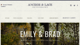 What Anchorandlace.com website looked like in 2016 (7 years ago)