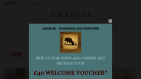 What Amazoak.com website looked like in 2016 (7 years ago)