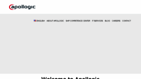 What Apollogic.com website looked like in 2016 (7 years ago)