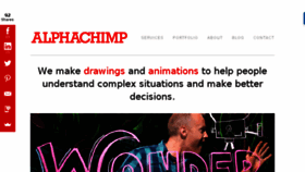 What Alphachimp.com website looked like in 2016 (7 years ago)