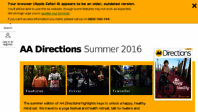 What Aadirections.co.nz website looked like in 2016 (7 years ago)
