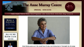What Annemurraycentre.com website looked like in 2016 (7 years ago)
