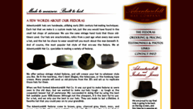 What Adventurebilthats.com website looked like in 2016 (7 years ago)