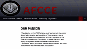 What Afcce.org website looked like in 2016 (7 years ago)