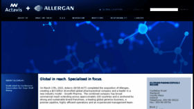 What Allergan.ie website looked like in 2016 (7 years ago)
