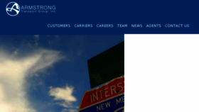 What Armstrongtransport.com website looked like in 2016 (7 years ago)