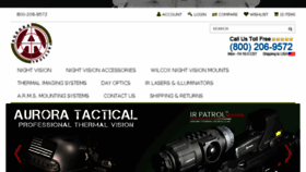What Auroratactical.com website looked like in 2016 (7 years ago)