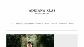 What Adrianaklas.com website looked like in 2016 (7 years ago)