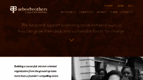 What Arborbrothers.org website looked like in 2016 (7 years ago)