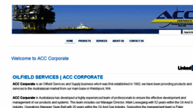 What Acc-corporate.com website looked like in 2016 (7 years ago)